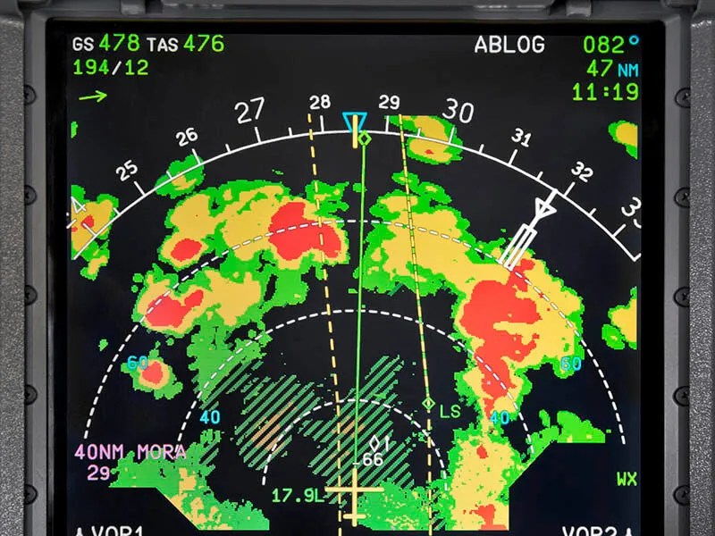 How Pilots Use Weather Radar To Avoid Storm Cells