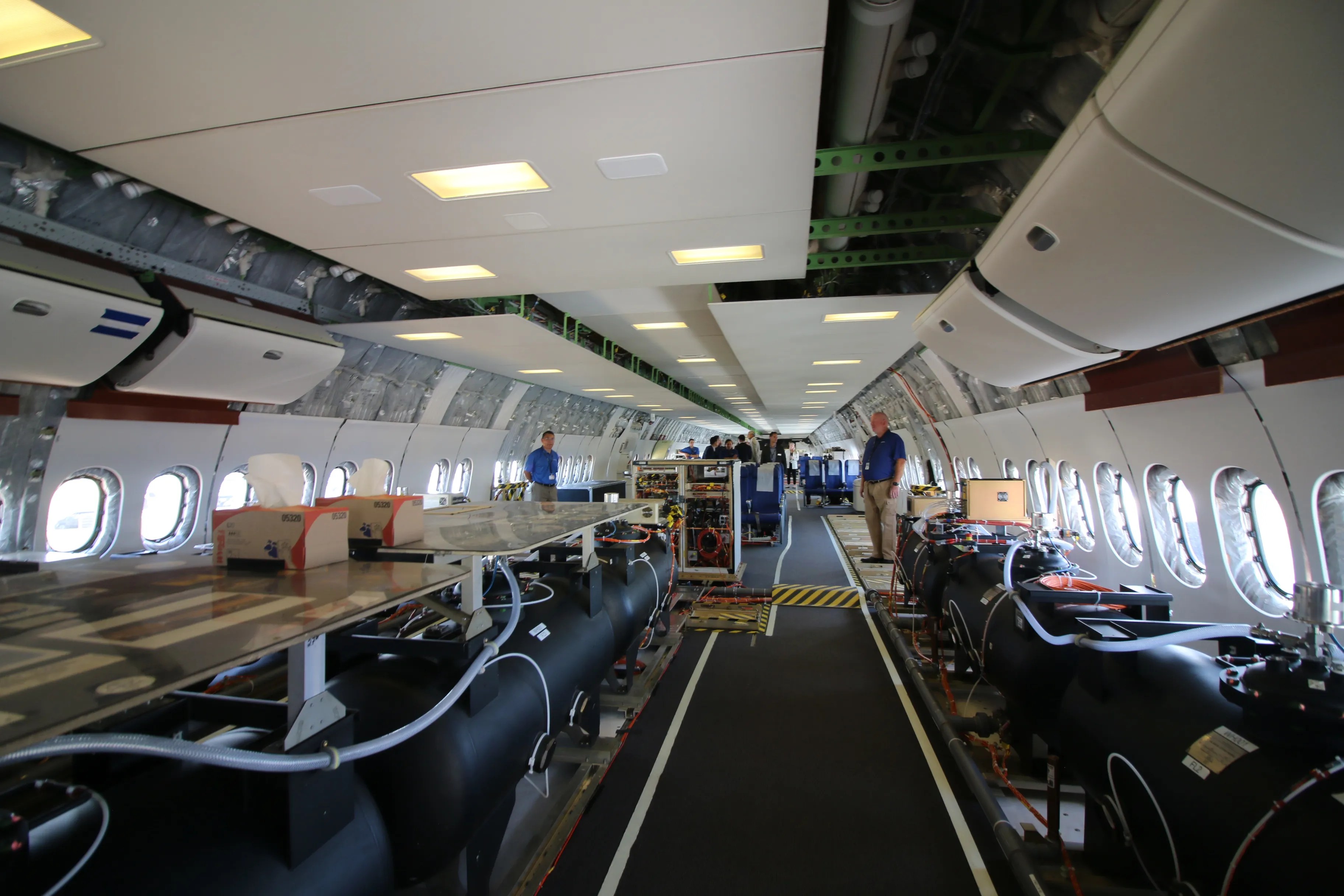 On Display At Farnborough Inside The Boeing 777X Test Aircraft