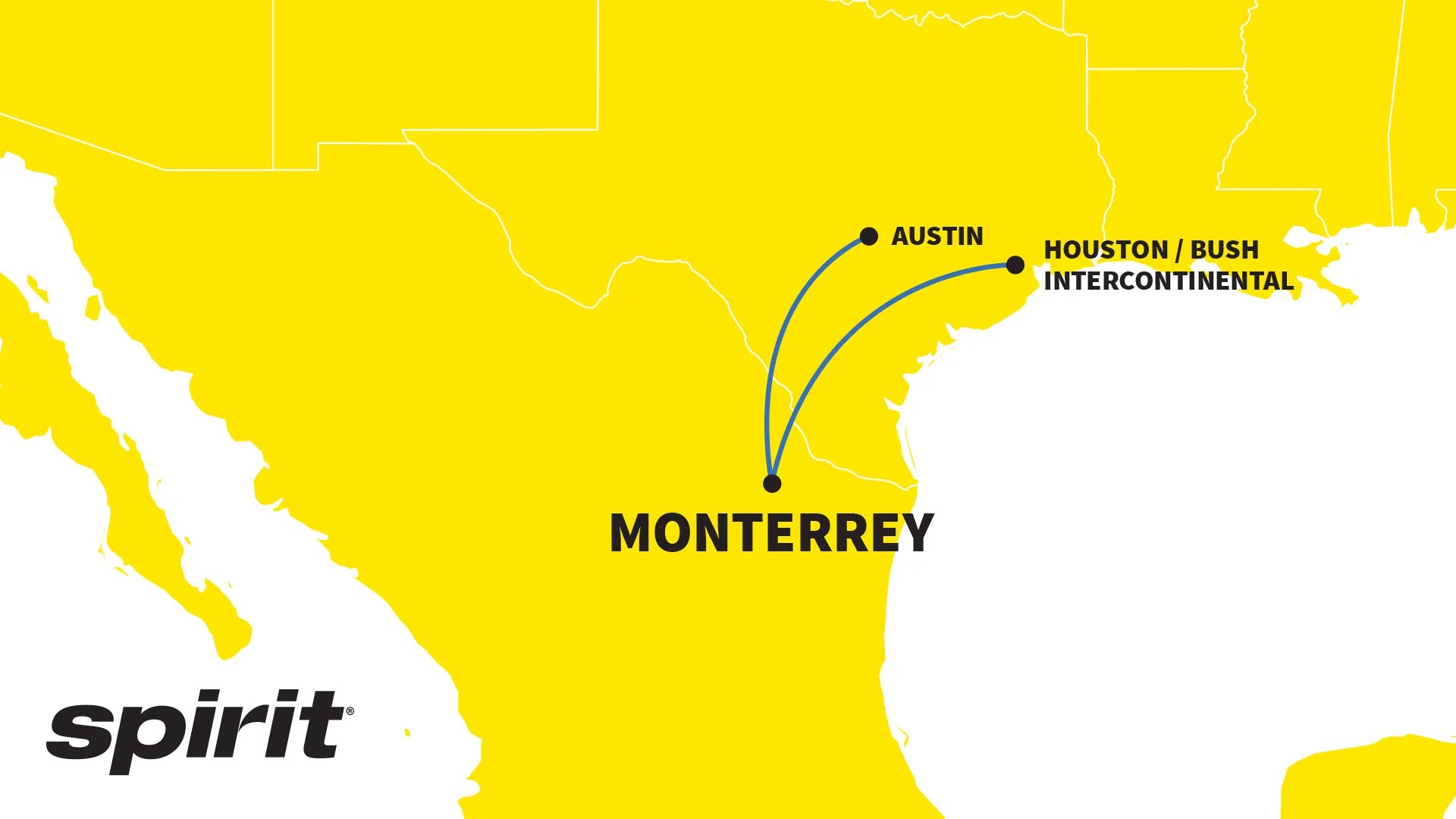 Spirit Launches Daily Nonstop Service To Monterrey From Austin And Houston