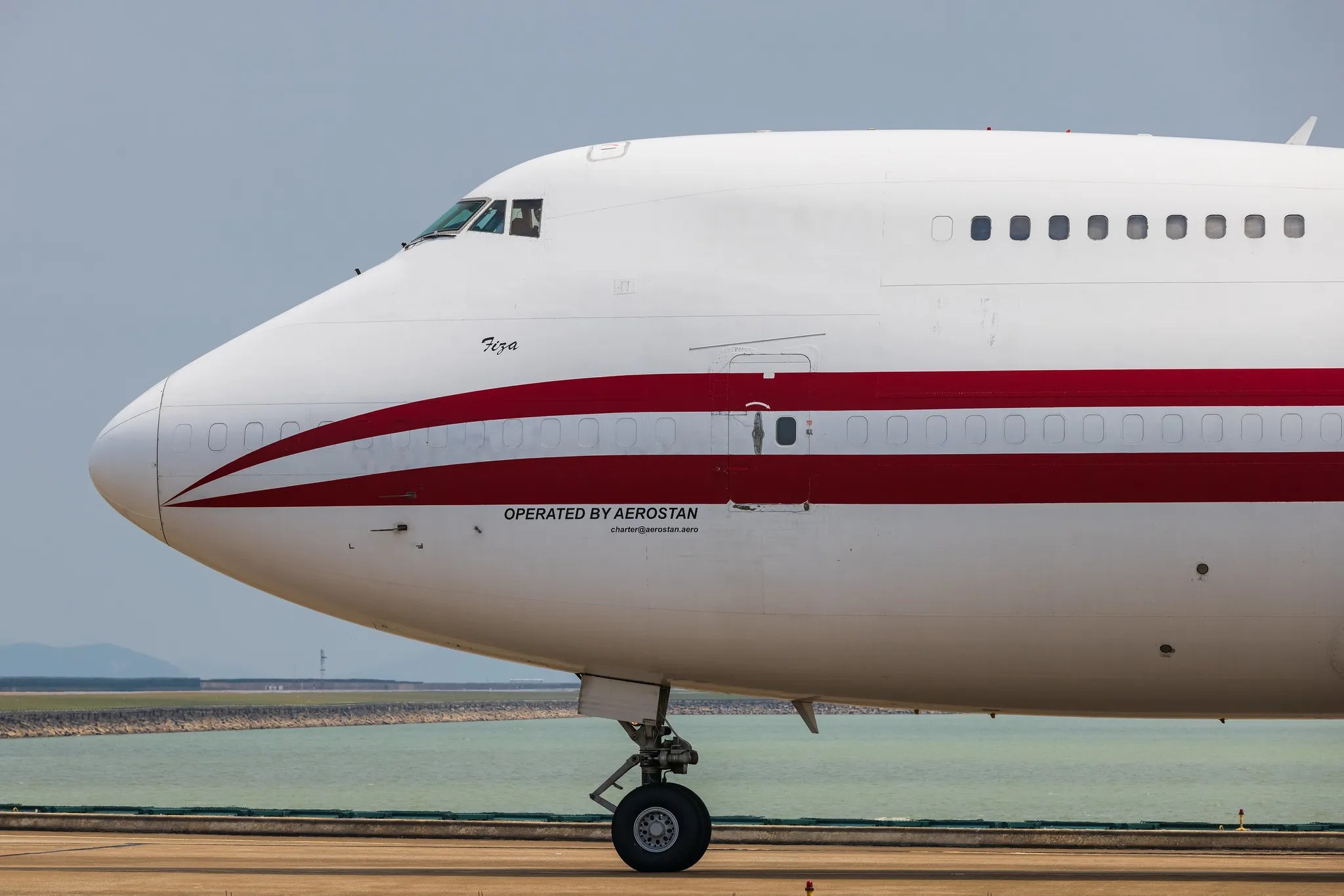 Aerostan Boeing 747-200F Engine Catches Fire In Macau