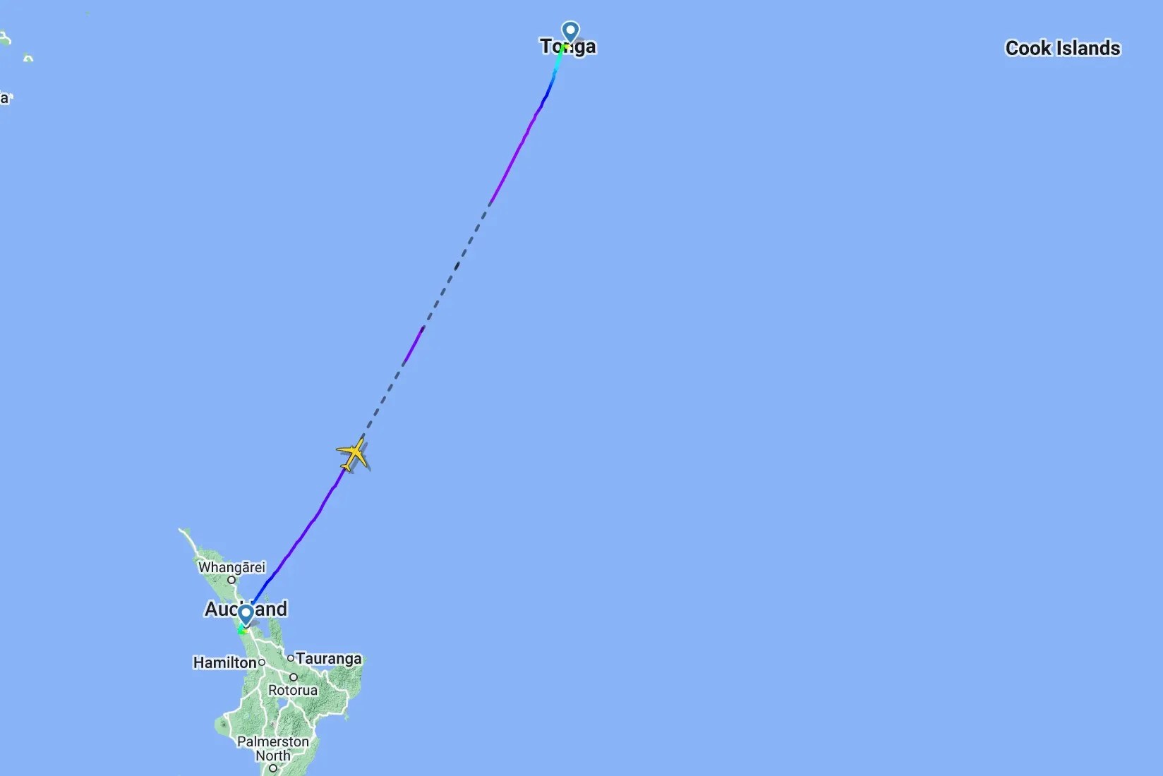 Air New Zealand Boeing 787 Diverts To Tonga To Drop Off An Engineer