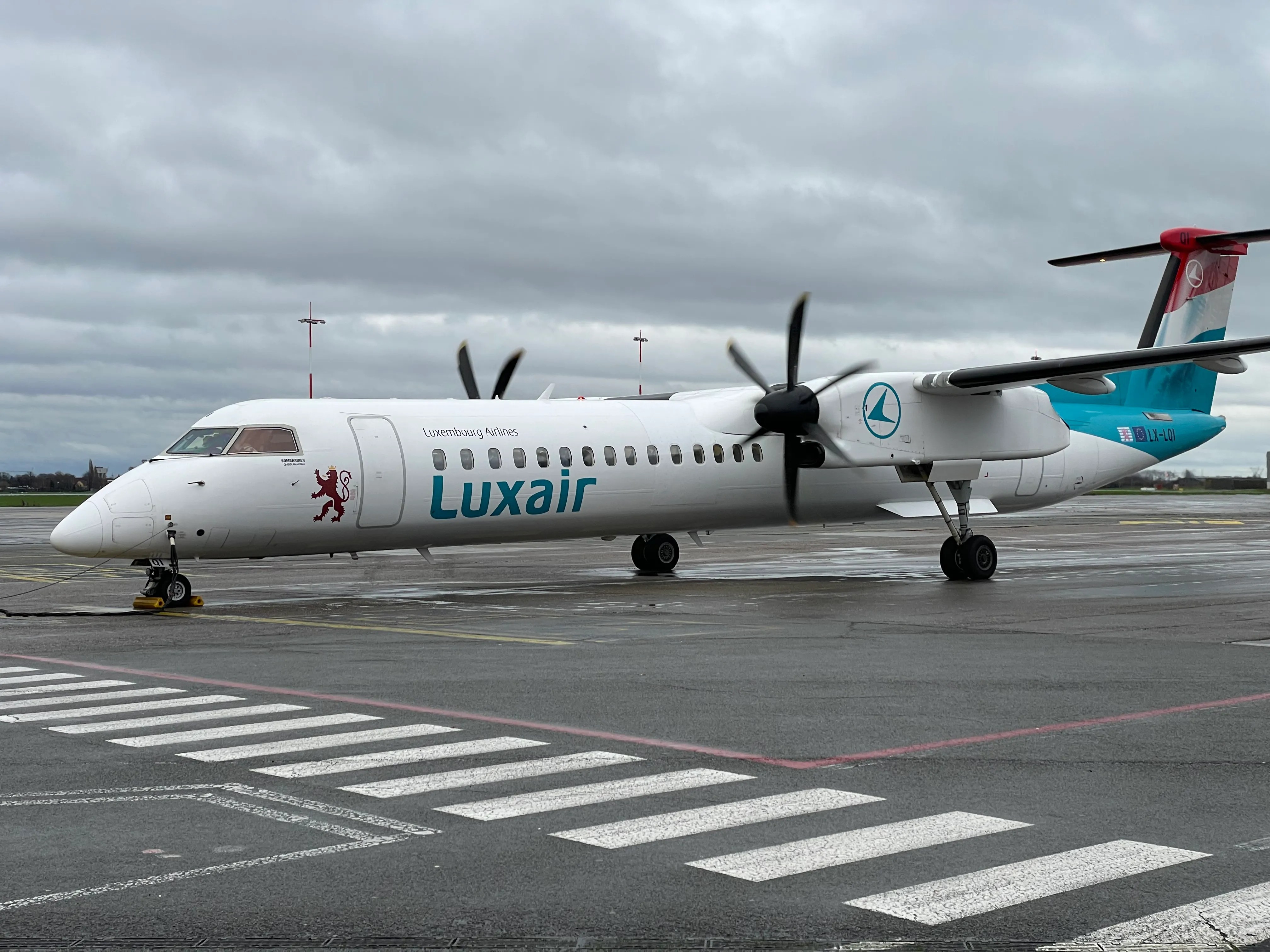 Luxair Launches London CityAntwerp Dash 8 Flights
