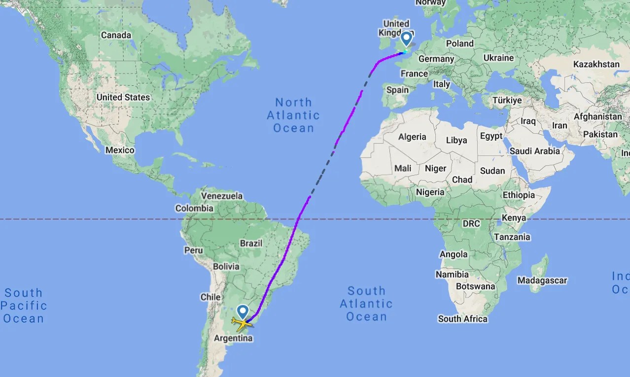 LongRange From London British Airways' 5 Longest Flights