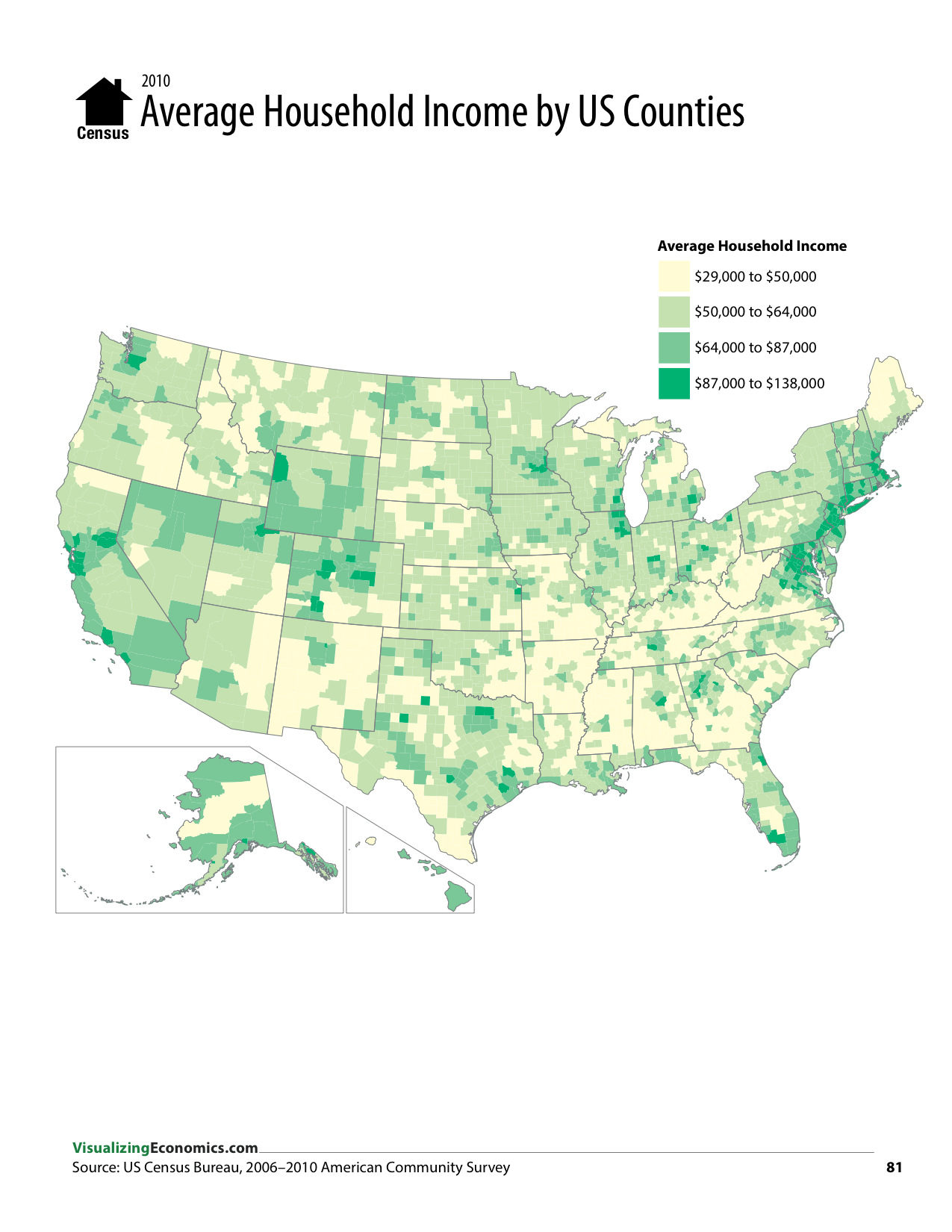 Average Household by US Counties — Visualizing Economics