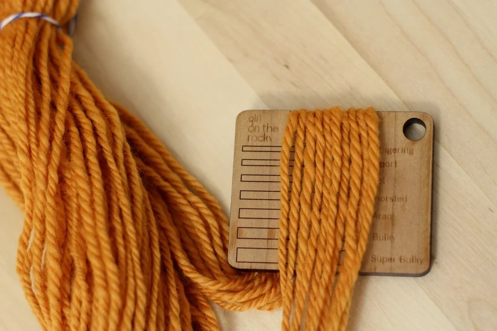 How To Measure Wraps Per Inch — With Wool