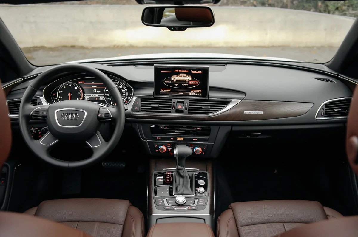 audi a6 nougat brown interior