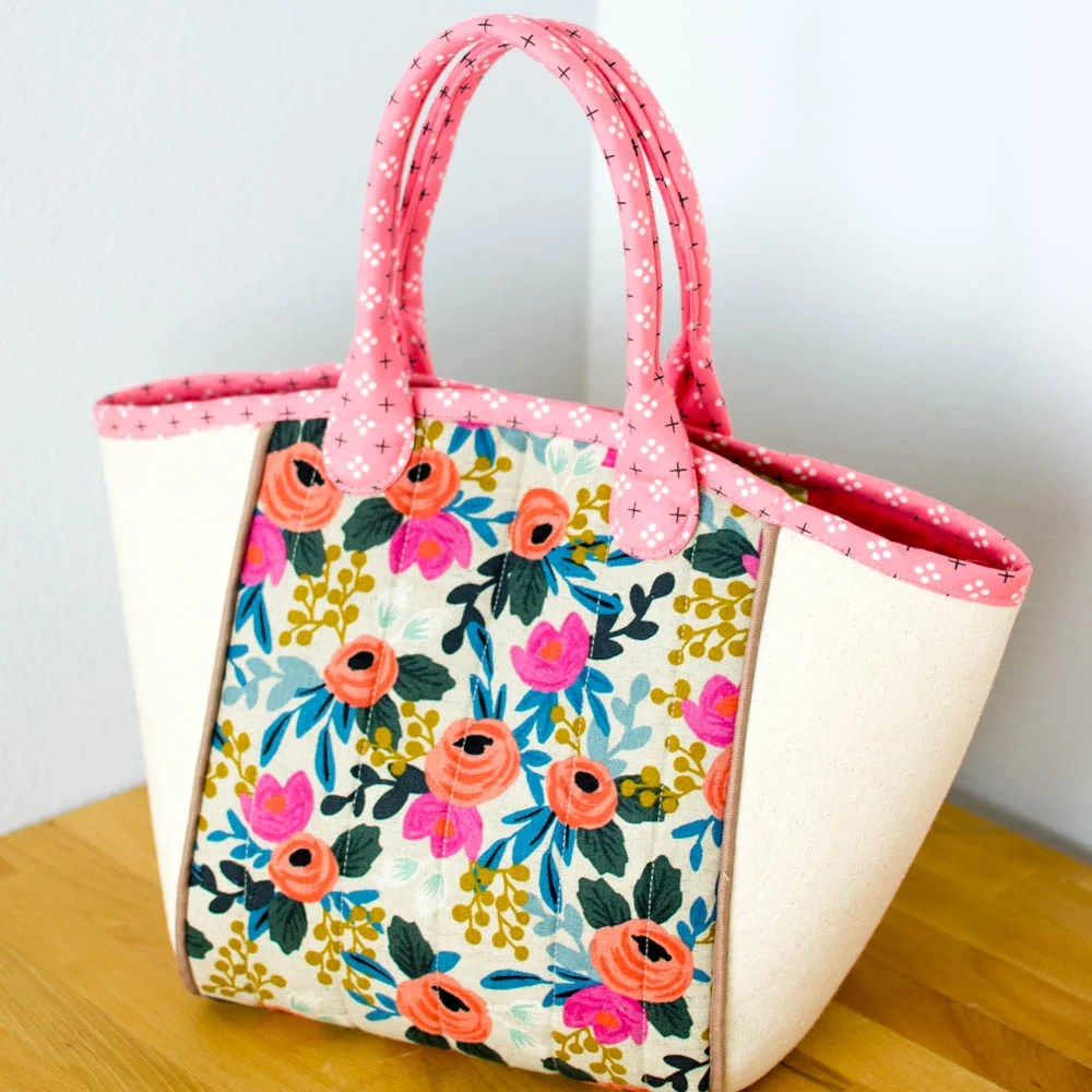 DIY Fabric Basket Tote {free sewing pattern} — SewCanShe Free Sewing
