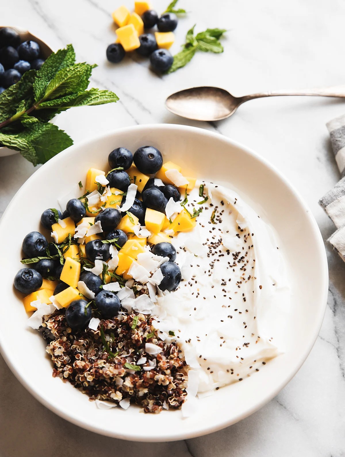 Coconut Quinoa Breakfast Bowl — a Better Happier St. Sebastian