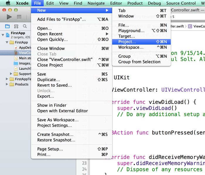 Swift 2 How to get started with Xcode 6 on Mac — Super Easy Apps