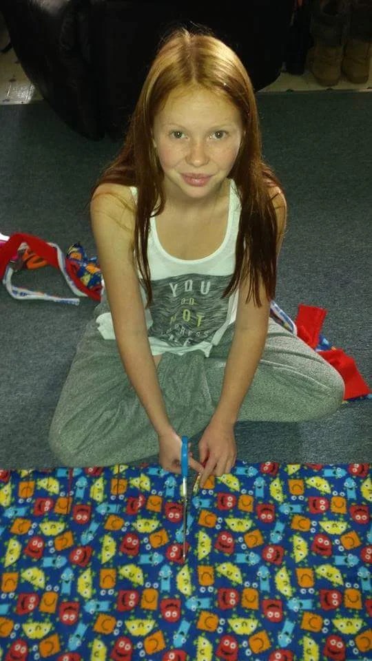 14YearOld Lakefield Girl Has Made Over 2,500 Cuddle Blankets For