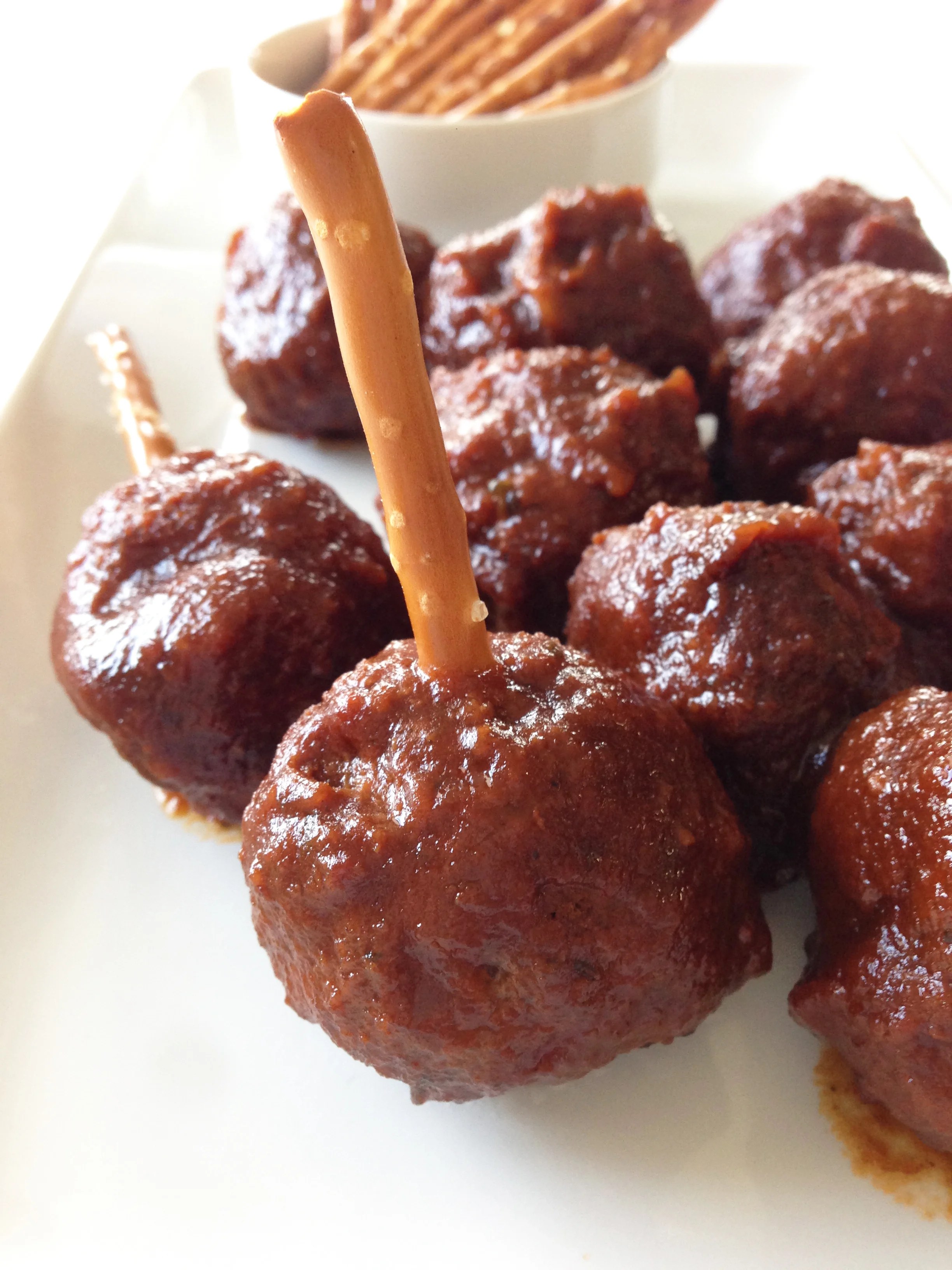 Skinny 'Game Day' Meatballs — The Skinny Fork