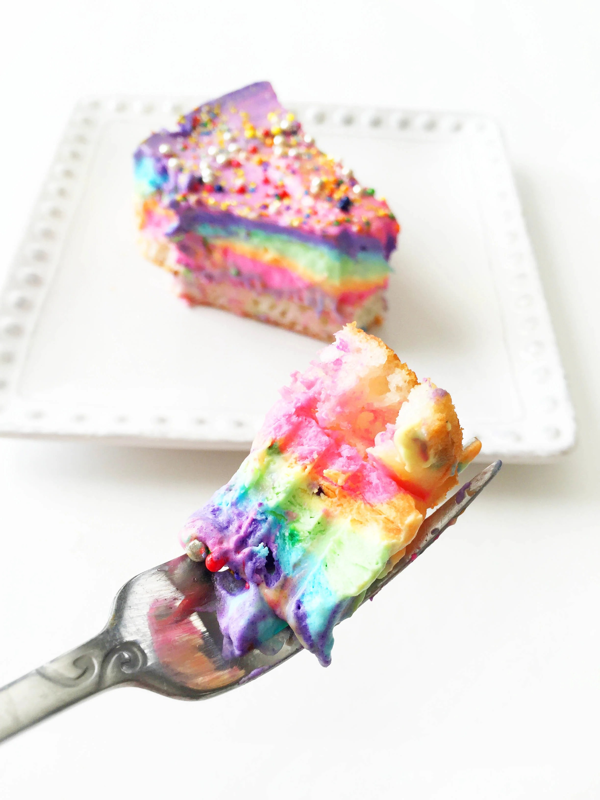 Skinny Unicorn Ice Cream Cake (Sponsored) — The Skinny Fork