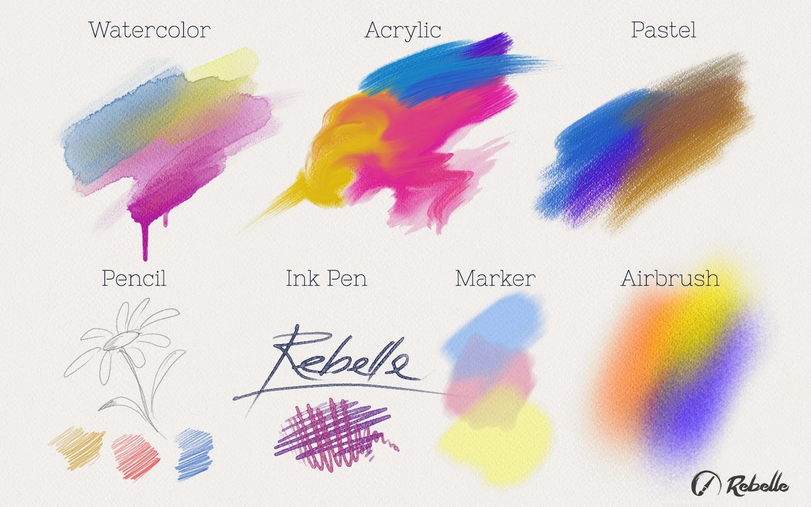 Escape Motions releases Rebelle, new watercolor & acrylic