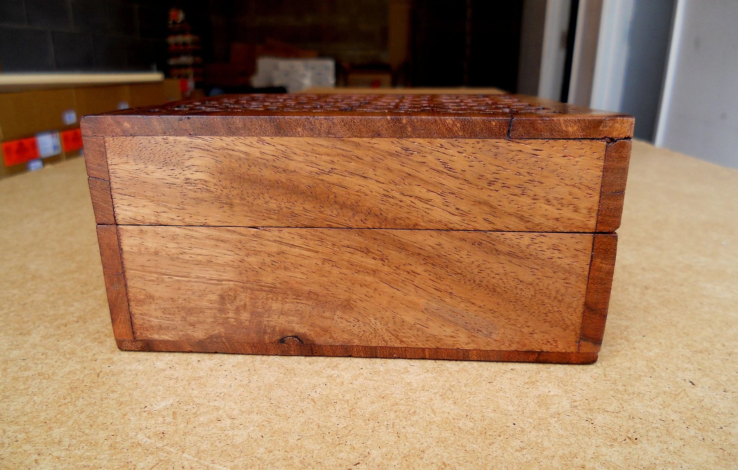 Furniture restoration — using beeswax polish to renovate sun bleached