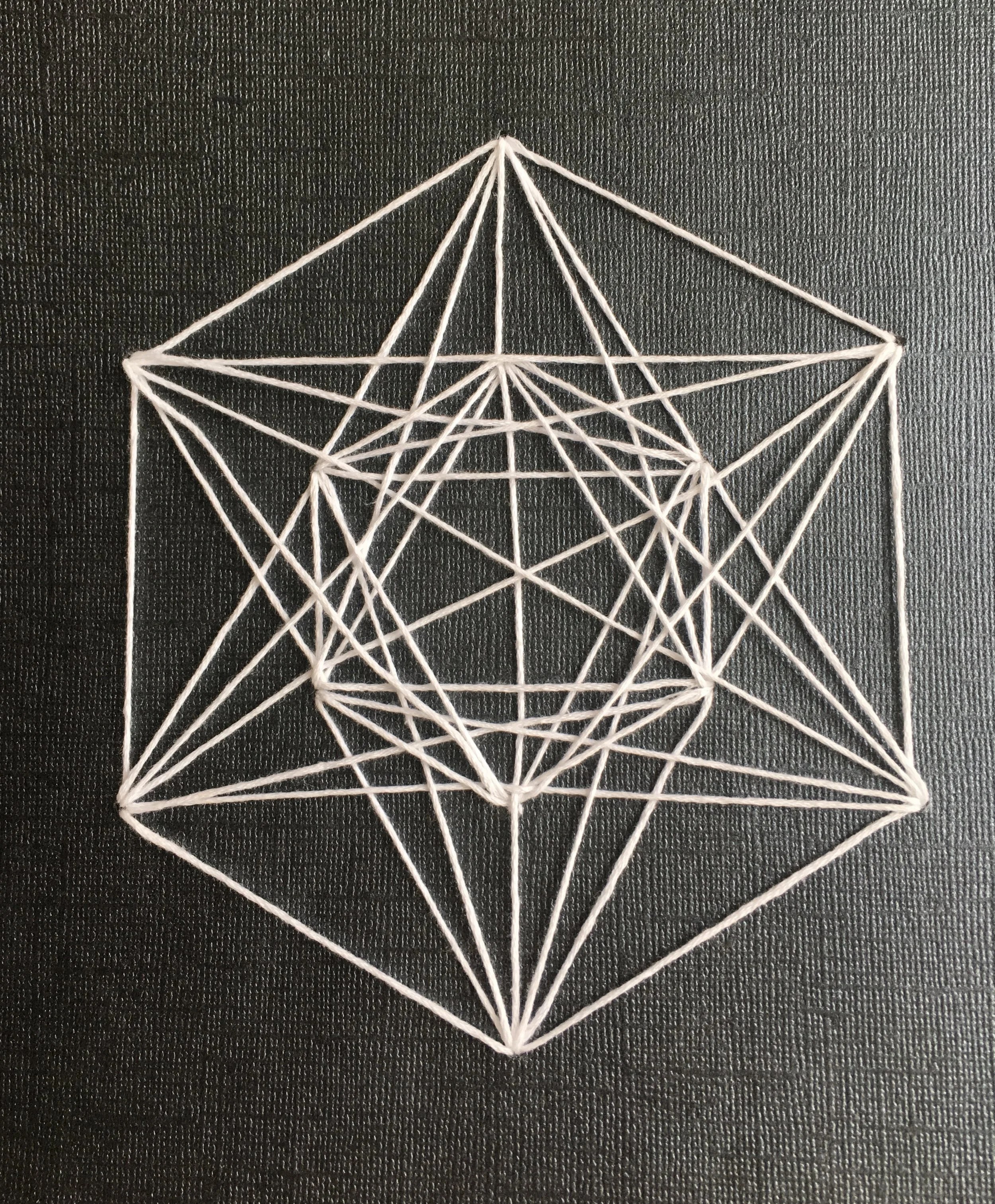 Geometric String Art Arts & Crafts Ideas
