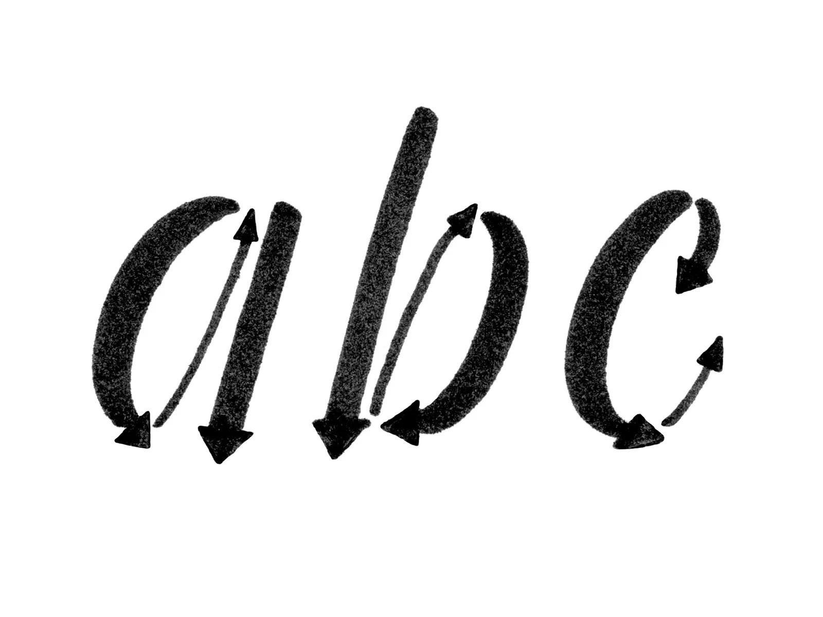 How To Apply Basic Strokes So You Can Build Lowercase Letterforms