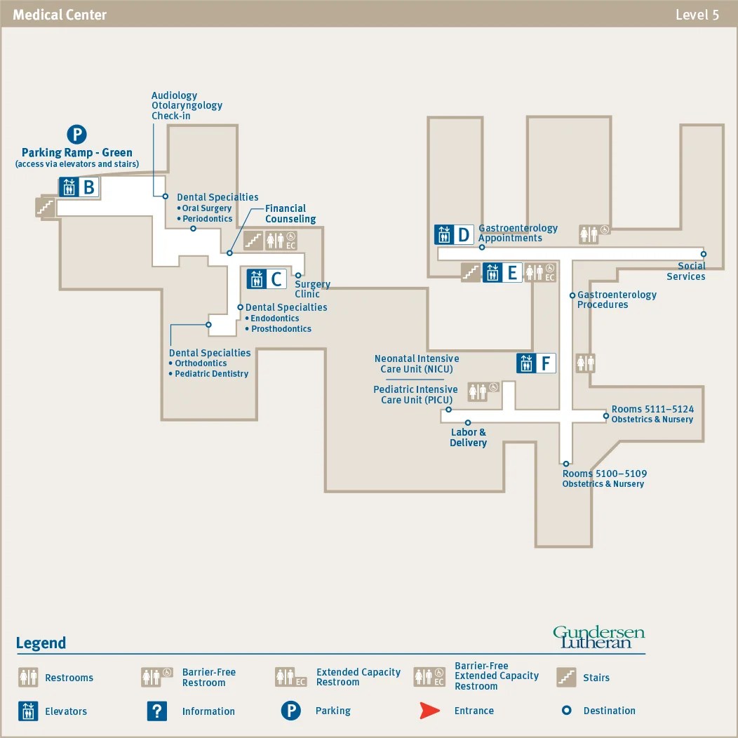 Gundersen Lutheran Medical Center, Wayfinding System — Gene Ullery