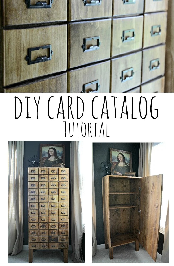 DIY Card Catalog Tutorial — Decor and the Dog