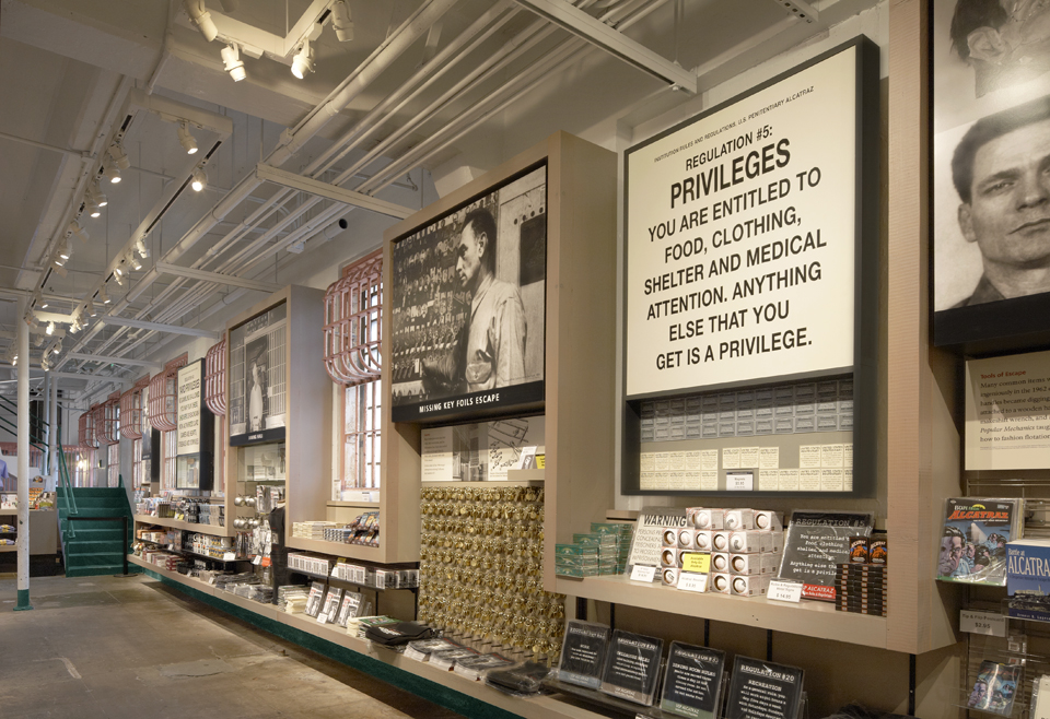 Alcatraz Gift Shop — MSA architecture + design