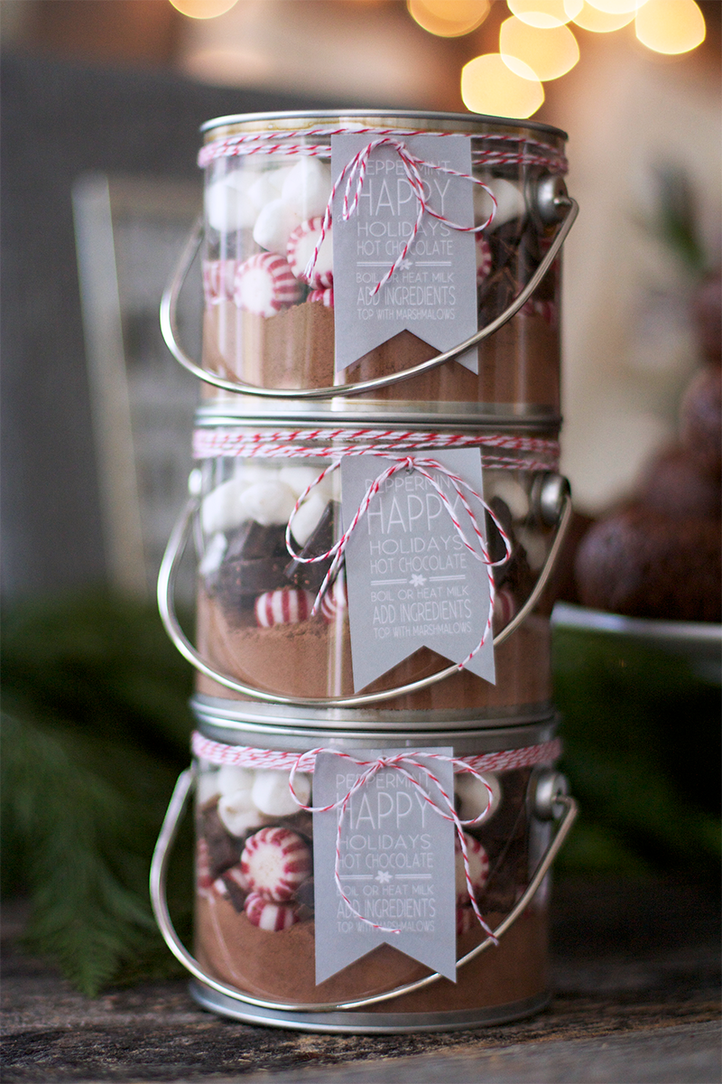 Peppermint Hot Cocoa Gifts — Kristi Murphy DIY Blog