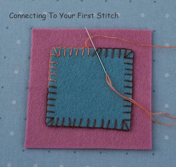How To Appliqué Wool Felt Blanket Stitch Beginner Lesson 2 — Oliver
