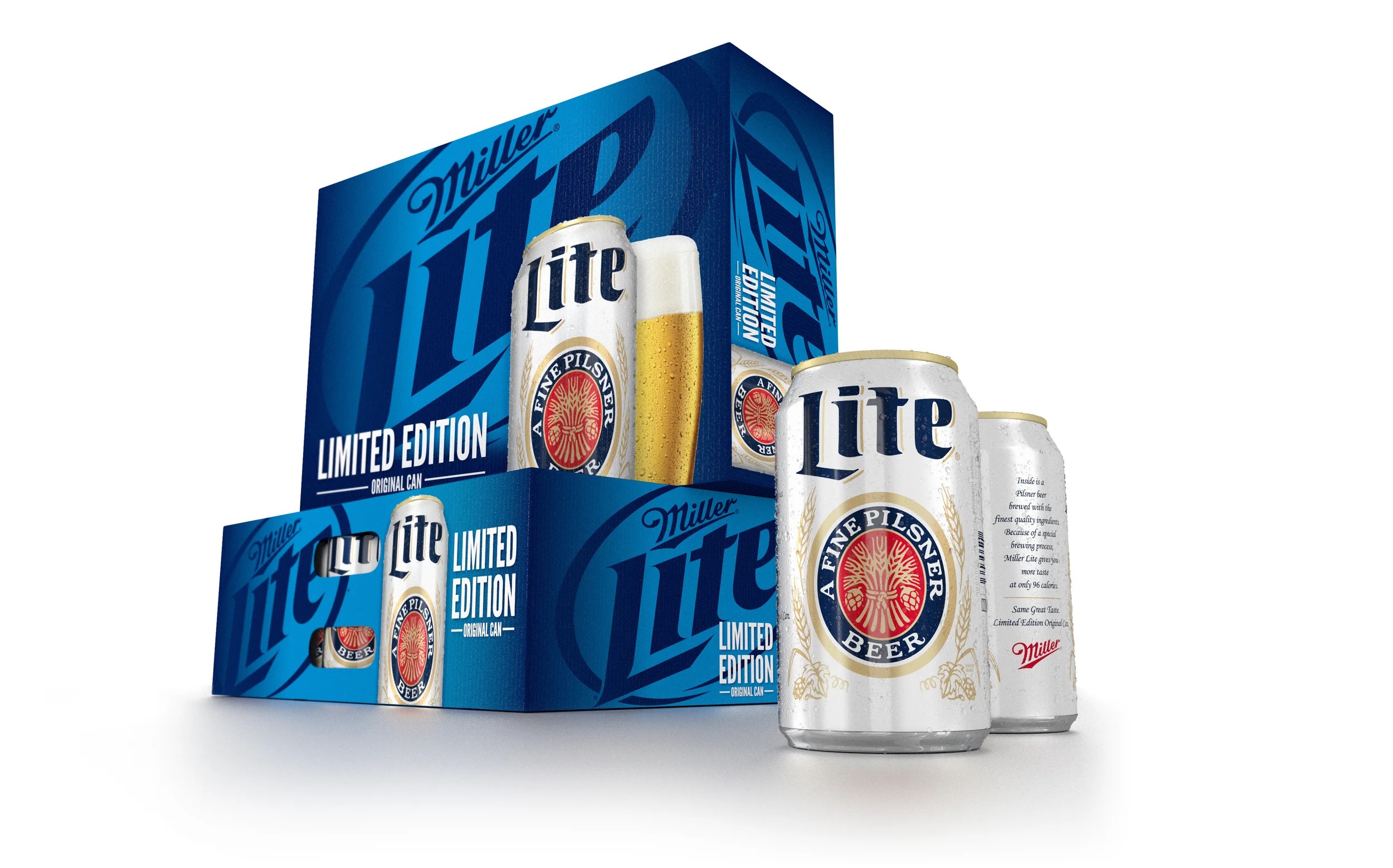 Original Miller Lite Can LimitedEdition — The Dieline Packaging
