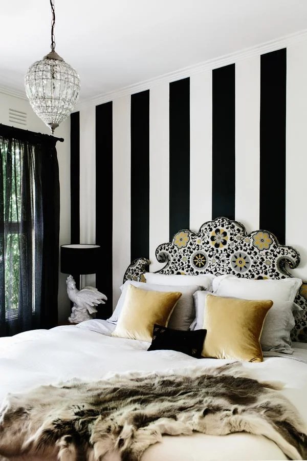 My favorite pattern black and white stripes — The Decorista