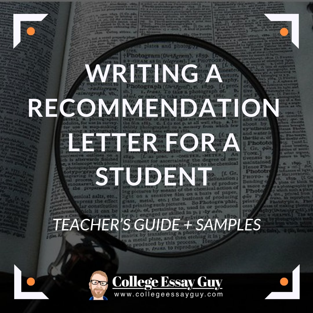 How to Write a Letter for a Student