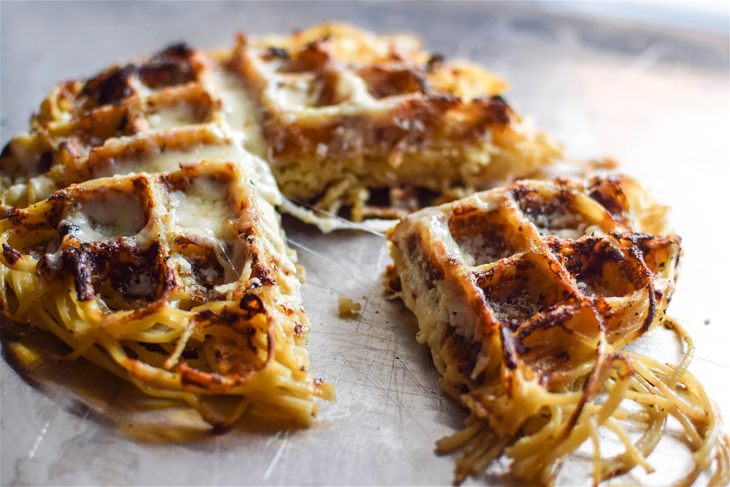 Waffled Spaghetti Pie — Will It Waffle?
