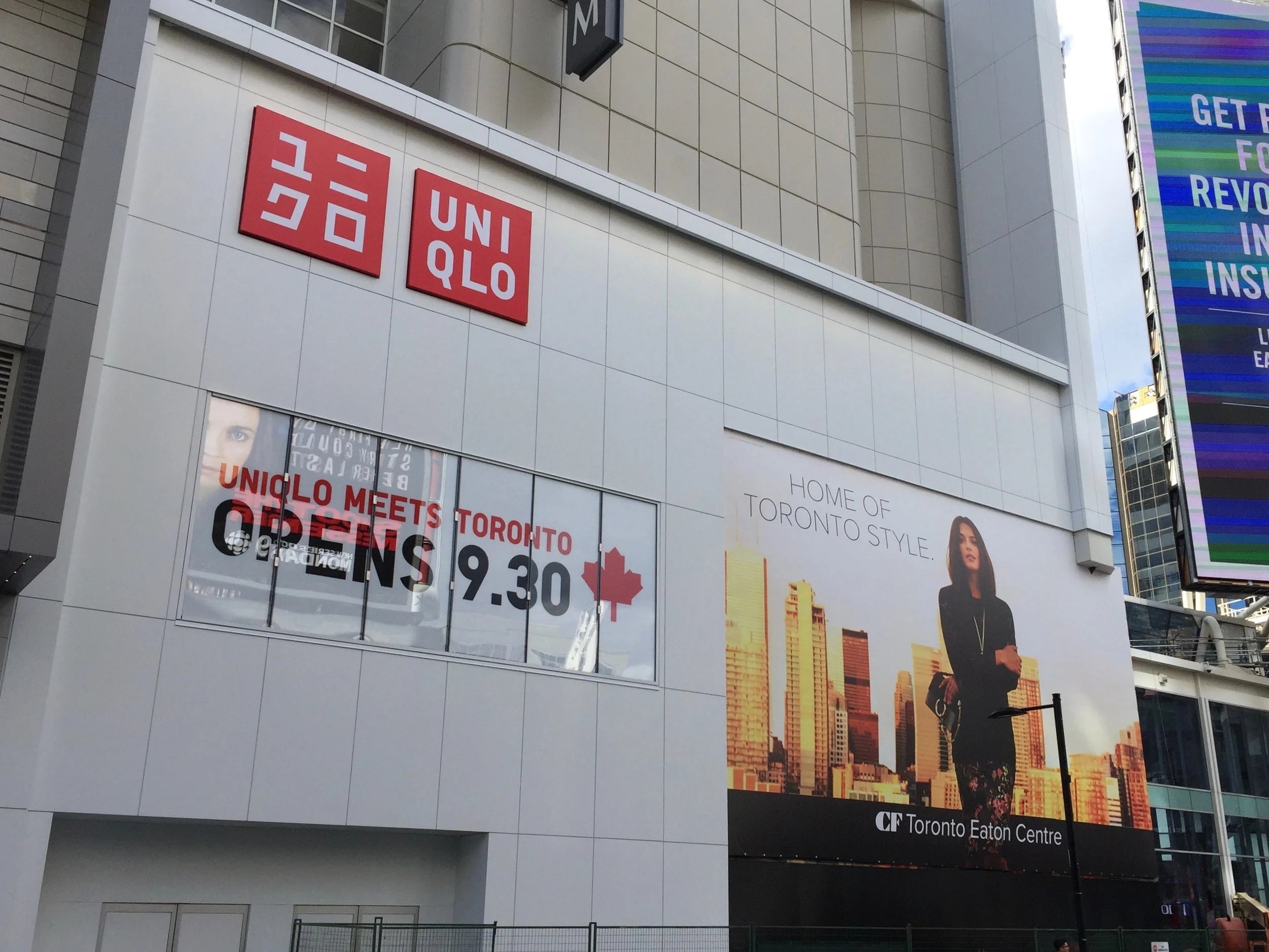 Inside Uniqlo's 1st Canadian Store, at CF Toronto Eaton Centre