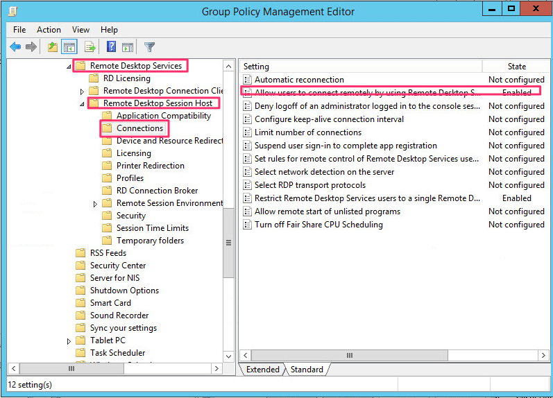 RDP TLS Certificate Deployment Using GPO