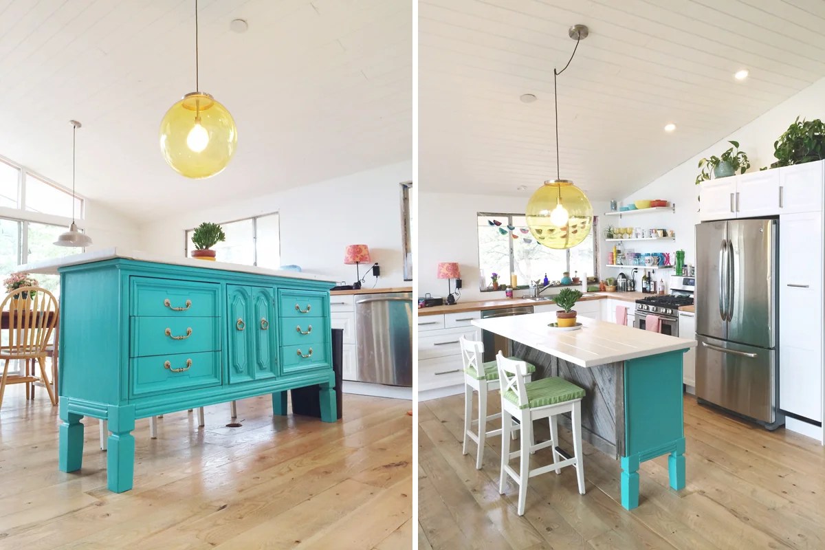 Transformed Vintage Dresser to Kitchen Island — Nesting Gypsy