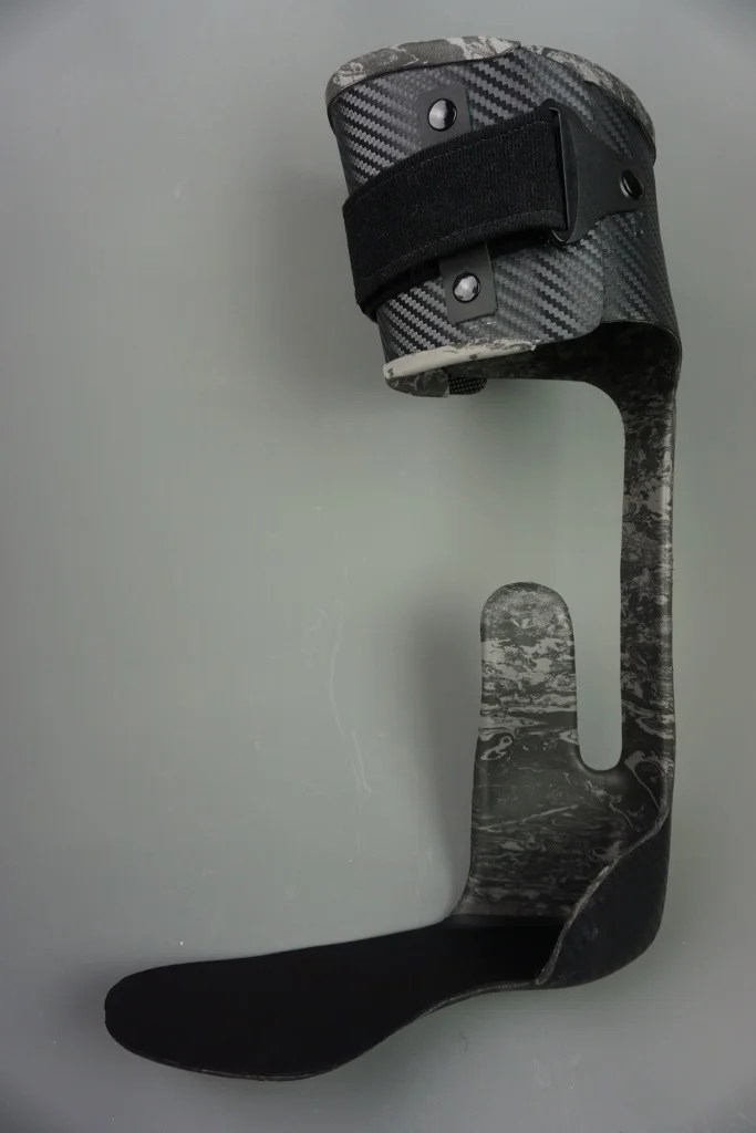Custom Carbon AFO for Discus Athlete — Orthotic Expert Witness