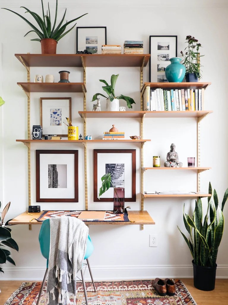 DIY MidCentury Desk Wall Unit — OLD BRAND NEW
