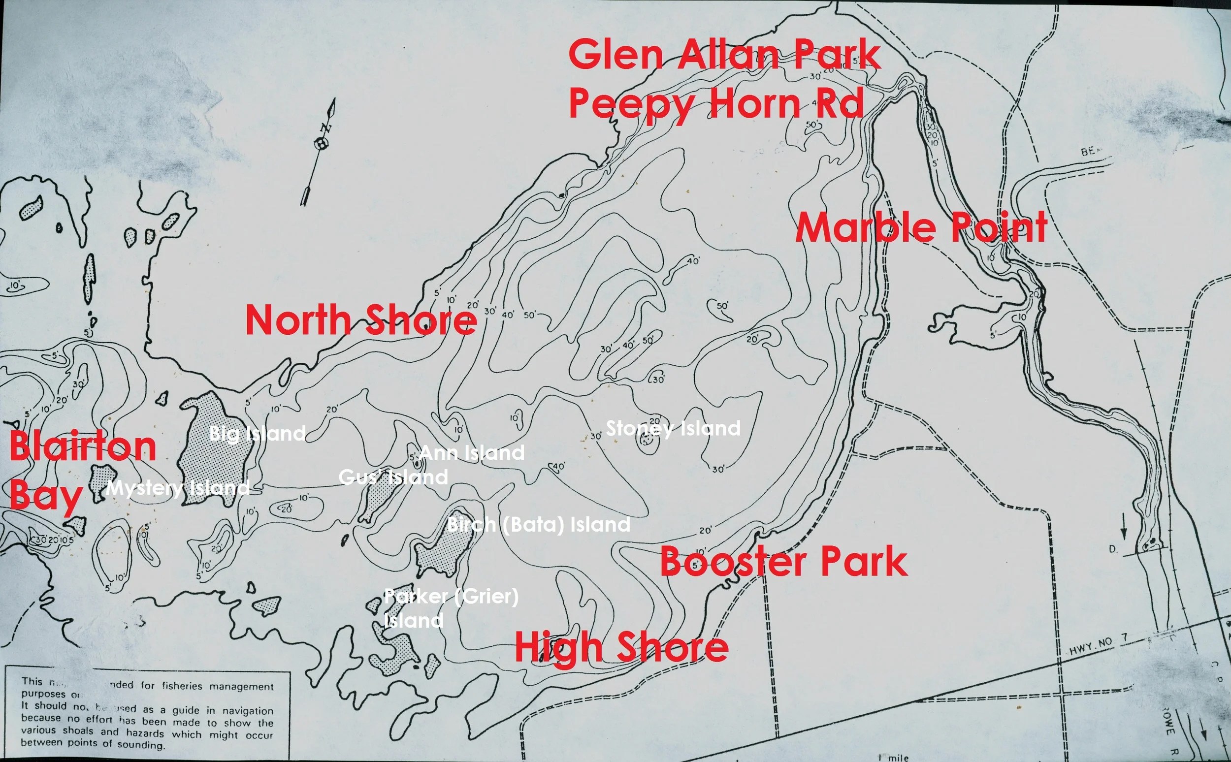 Crow Lake Ontario Map Crowe Lake — MarmoraHistory.ca