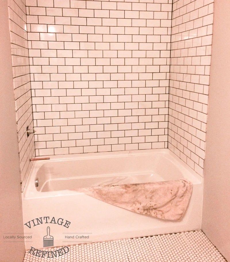 Vintage Refined Custom Bathtub Frame