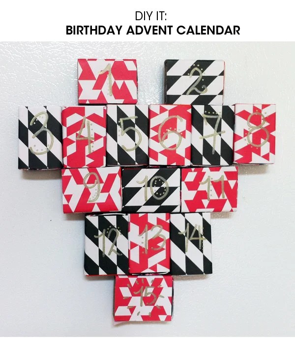 diy it Birthday Advent Calendar — Joanna Kam