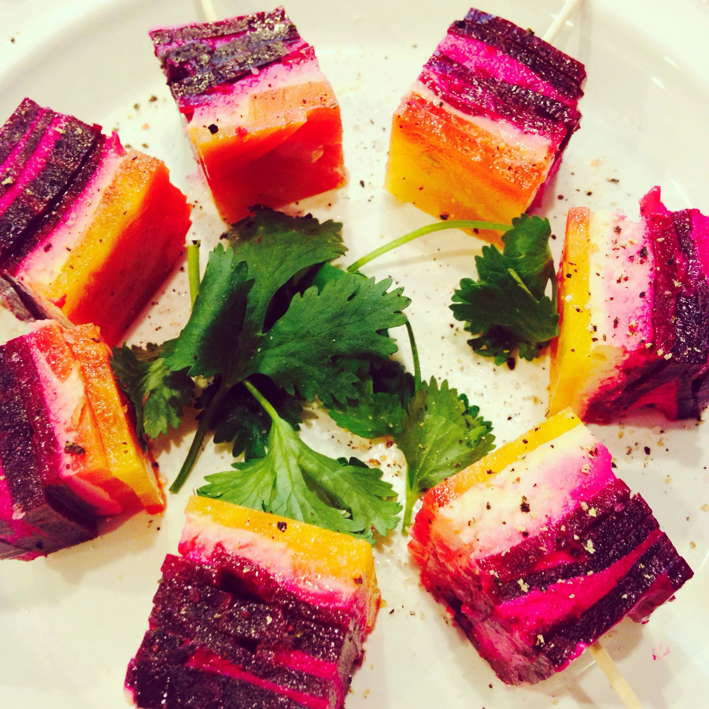 Beet and Goat Cheese Terrine — Just Beet It