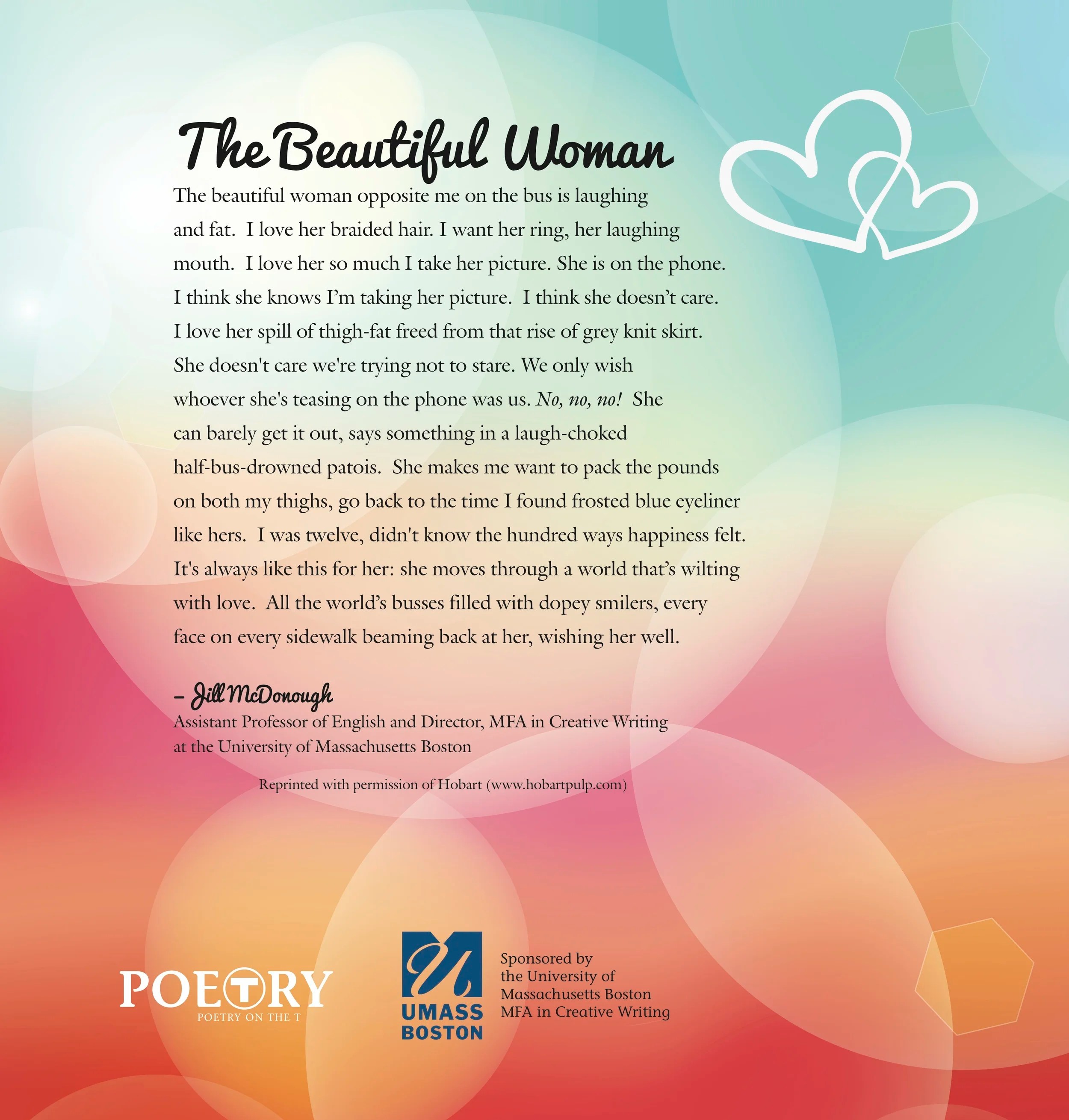 Poetry on the T — Mass Poetry