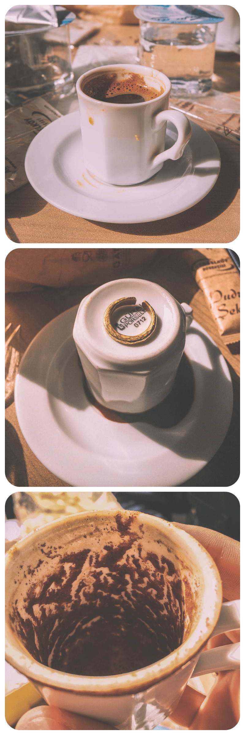 Our futures in a Turkish coffee ground reading — Sweet Distance