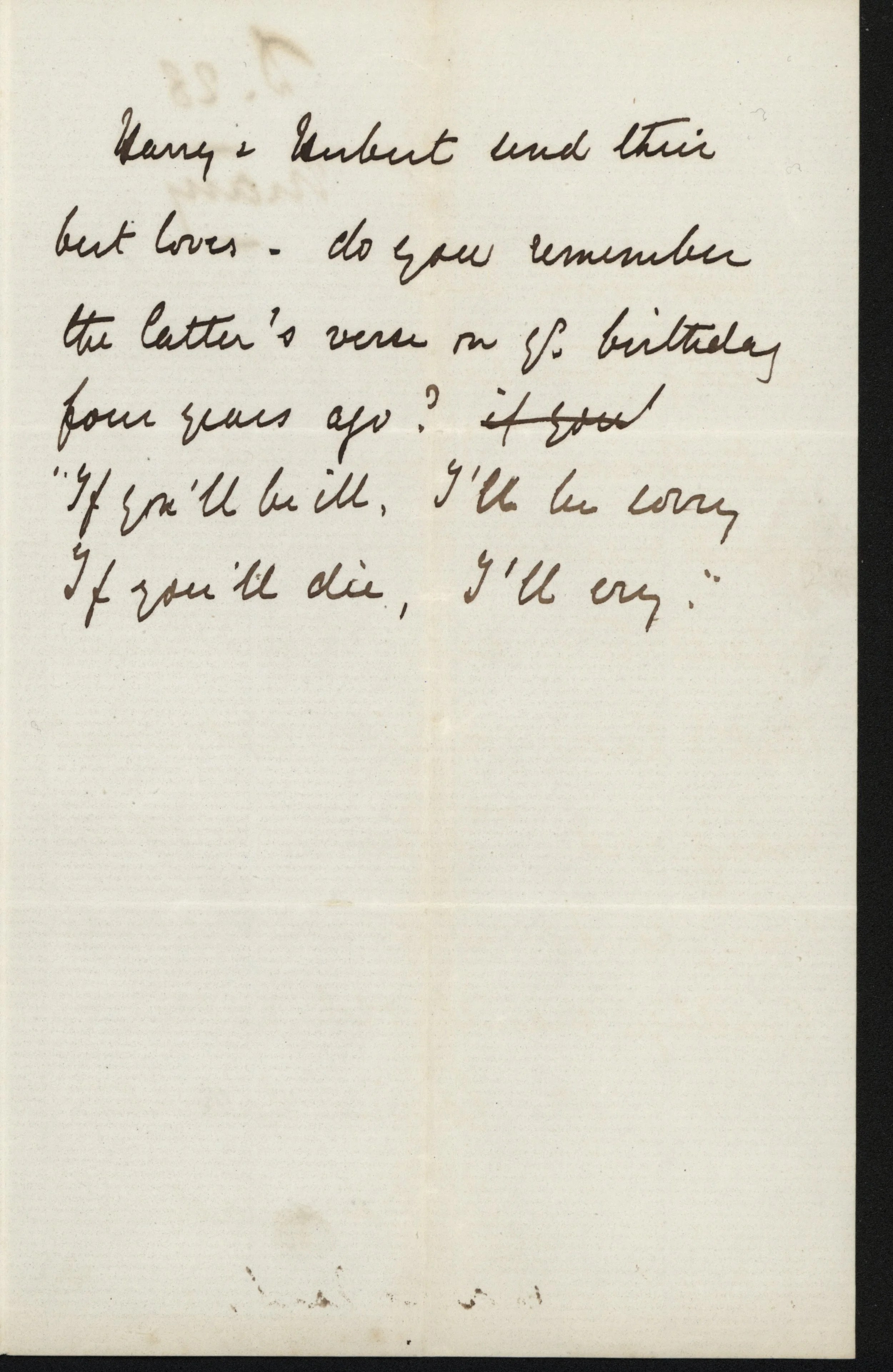 Writing a Victorian birthday letter Instructions and more examples