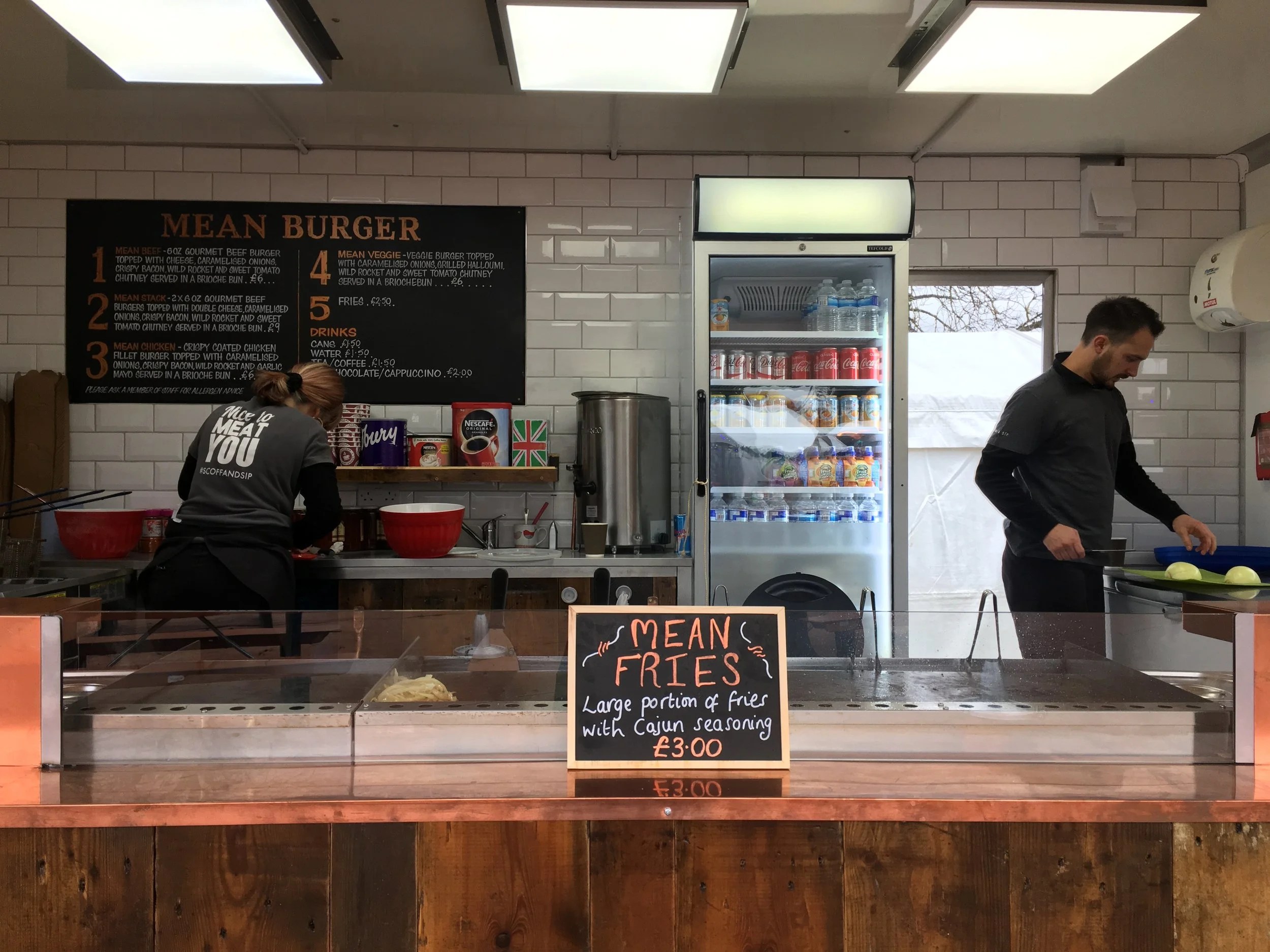 Mean Burger — Scoff & Sip Ice cream van hire, vintage ice cream van