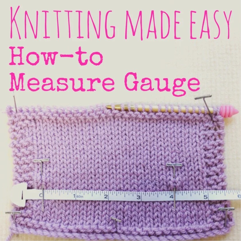 Knitting Howto Measure Gauge — Blog.NobleKnits