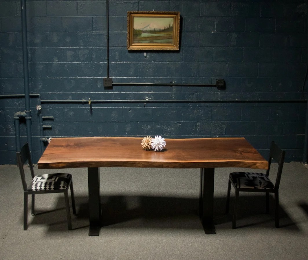 Natural Live Edge Wood Dining Tables Serving The Greater Seattle