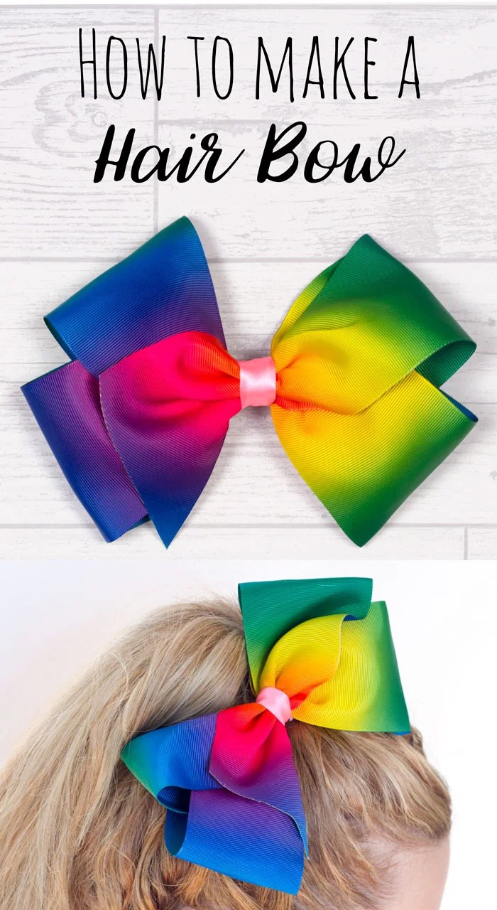 DIY JoJo Style Boutique Hair Bow — Doodle and Stitch