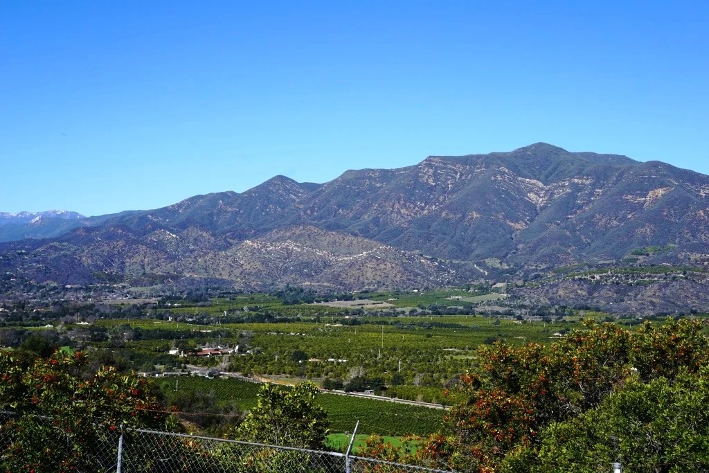The Ojai Valley Sign and Rotary Club of Ojai Plaque on State Route 150
