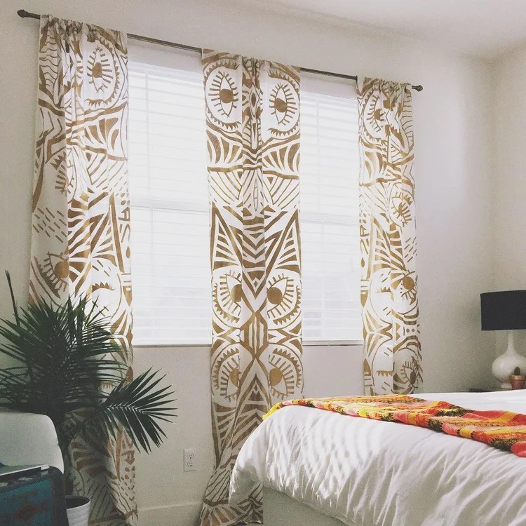 TAPESTRY CURTAINS DIY — Haven By The Bae