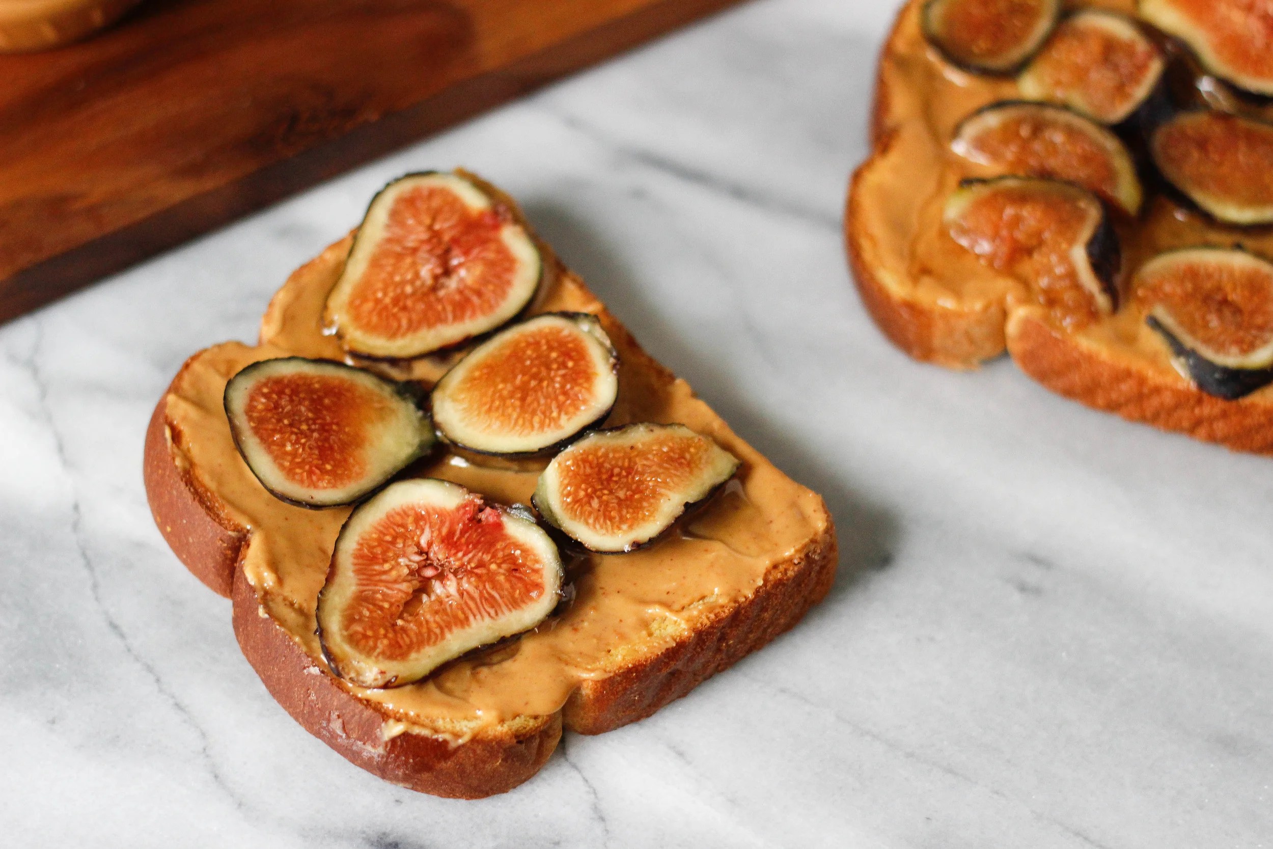 Fig, Peanut Butter, + Honey Toast — Madeline Hall
