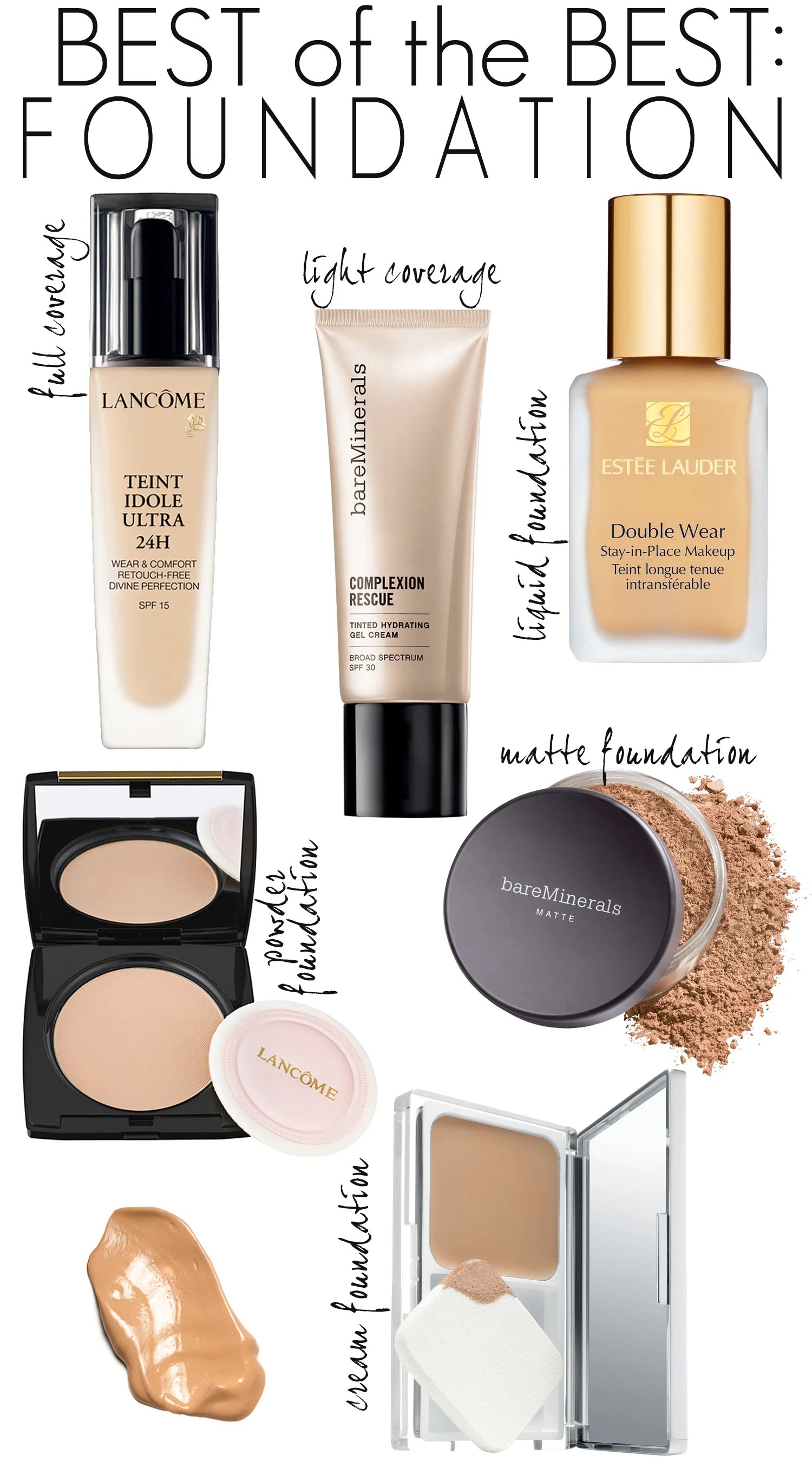 Best of the Best Department Store Foundations. — Beautiful Makeup Search