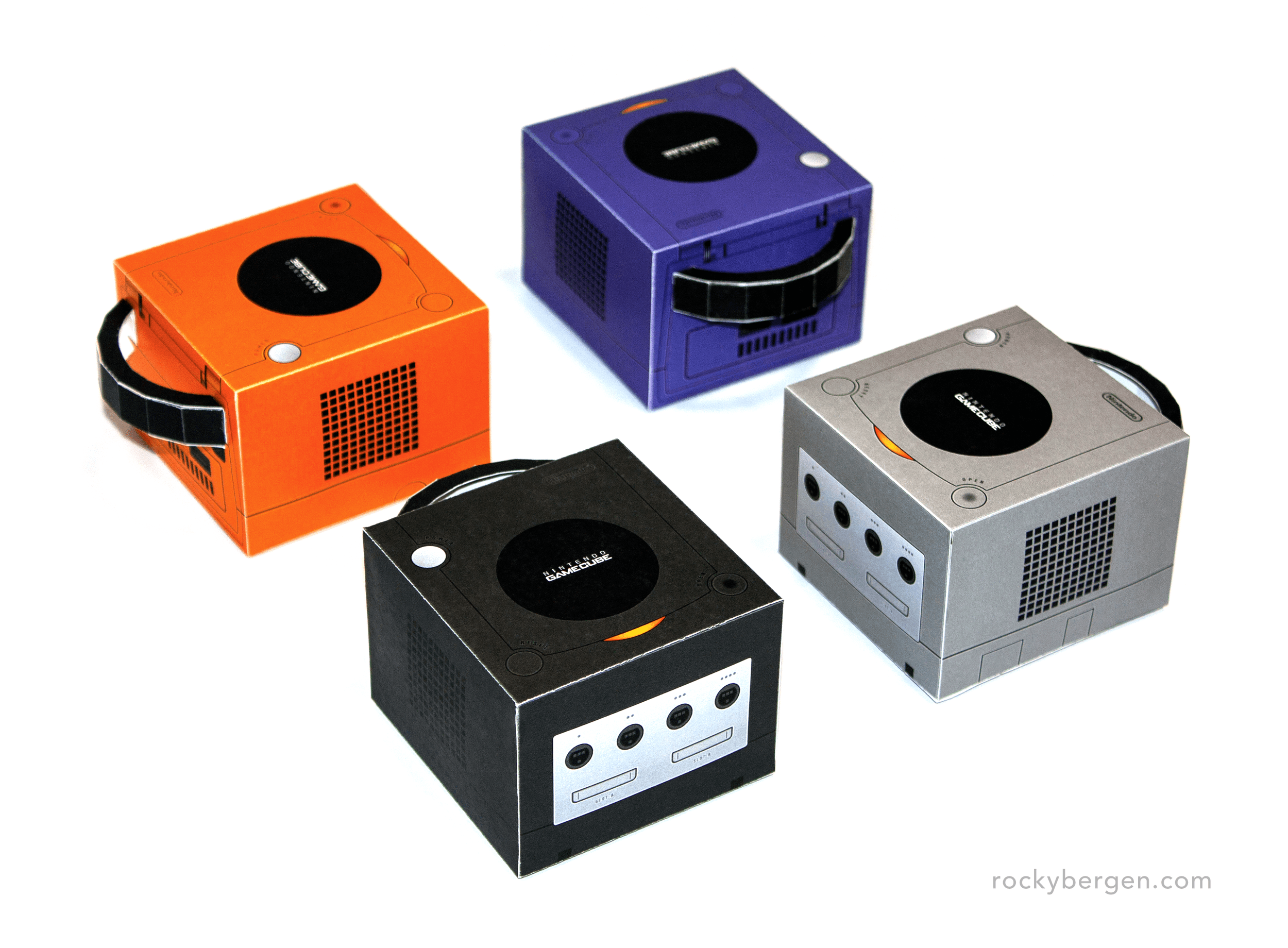 Nintendo GameCube Papercraft — Rocky Bergen